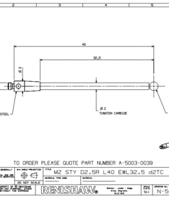 KIM ĐO A-5003-0039 RENISHAW – GIÁ RẺ