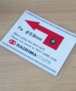 Thẻ kiểm tra máy dò kim Hashima, Test Card Hashina; Mẫu Thử Cho Máy Dò Kim Loại