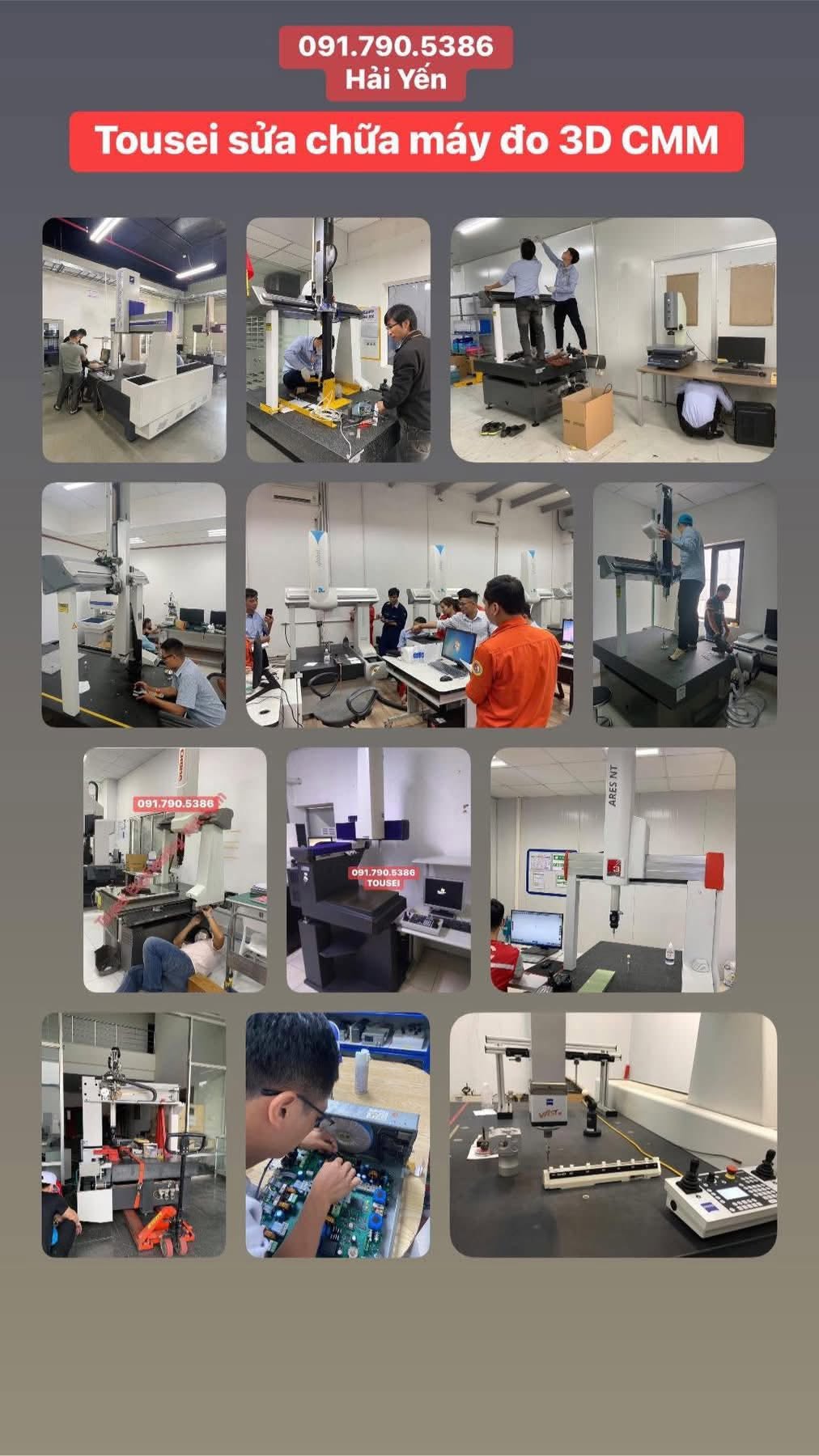 Sửa Chữa Máy Đo 3D CMM Chuyên Nghiệp - Hỗ Trợ Đầy Đủ Các Phần Mềm Đo
