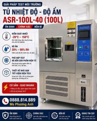 Tủ Nhiệt Độ - Độ Ẩm ASR-100L-40 (100L) Chính Hãng