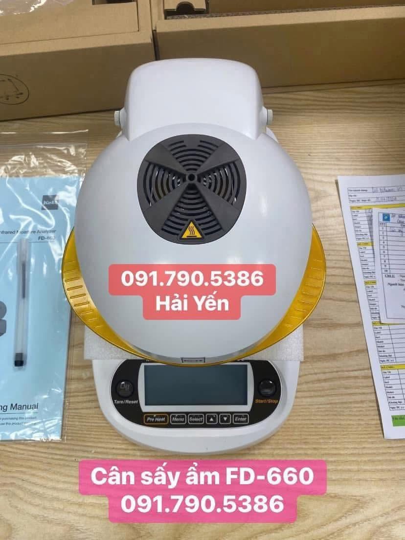 Cân Sấy Ẩm KETT FD-660 - Thiết Bị Đo Độ Ẩm Chính Xác, Nhanh Chóng